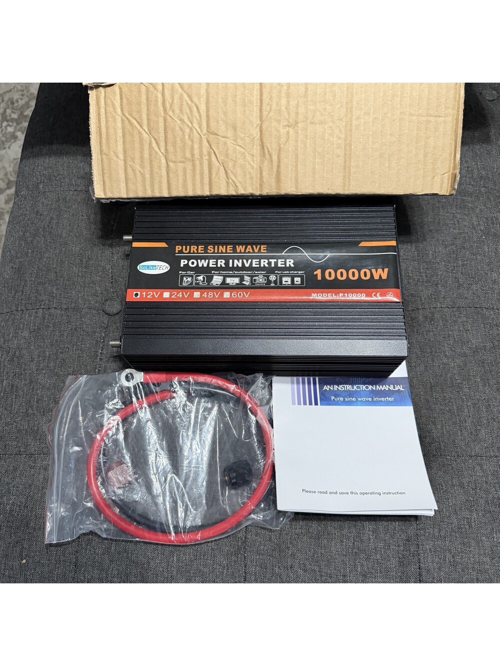 Accurate Tools Pure Sine Wave Power Inverter 10000W 12V New